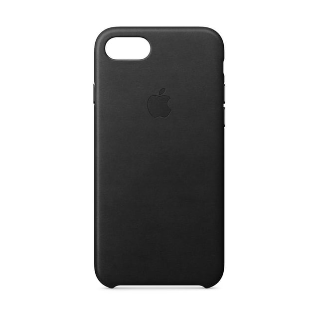 Funda de Cuero Negra para Apple iPhone 8 y 7