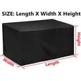 thumbnail image 7 of Patio Furniture Covers, Outdoor Couch Cover Waterproof 86 x 86 x 30 Inch Outside Dining Set Cover Table and Chair Covers Heavy Duty, Rectangular (86"L x 86"W x 30"H // 218x218x78cm), 7 of 7
