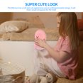 thumbnail image 5 of Cute Lion Cartoon Silicone Night Light Hand Palming Light Luz Colorida Soft Silicone Cute Lion Cartoon Night Light Bebé Madre Lactancia Patting Silicona Night Light sonducket HA018004-00, 5 of 5