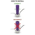 thumbnail image 3 of Home Master CFF25-10 Jr F2 Replacement Water Filter, Activated Alumina/GAC Fluoride Filter, Purple, 3 of 3