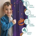 thumbnail image 3 of Blackout Kids Curtains,Halloween Pumpkin Dots Pattern Childrens Insulated Curtains Set Of 2,Bedroom Essentials,Toddler Room Decor 52"x84", 3 of 5