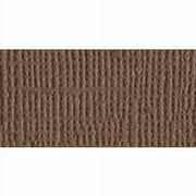 Darice Core'dinations Tim Holtz Distress Collection 12 X 12 Inches Textured Cardstock Walnut Stain