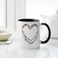 thumbnail image 6 of CafePress - Barbed Wire Heart Mug - 11 oz Ceramic Mug - Novelty Coffee Tea Cup, 6 of 6