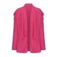thumbnail image 4 of WFJCJPAF Holiday Clearance! Clearance Blazers for Women 3Xl,Women's Fashion Solid Button Suit Coat Long Sleeve Hatless Casual Coat/Jacket, 4 of 5