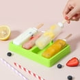 thumbnail image 4 of Fiudx Máquina para Hacer Helados, Moldes para Cubitos de Hielo de Fácil Liberación, Rejilla para Hielo Que Ahorra Espacio, Inyección de Agua Sencilla, Diseño Antifugas, Apto para Refrigerador, Regalo, 4 of 5