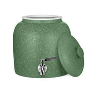 Geo Sports Porcelain Ceramic Lead Free 5 Gallon Capacity Water Dispenser, Faucet with Included Lid