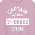 thumbnail image 3 of Instant Message - Captain Of The 3Rd Grade Crew - Women's Racerback Tank Top, 3 of 6