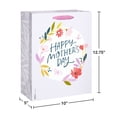 thumbnail image 2 of American Greetings 12.75 in. Large Mother's Day Gift Bag, Lavendar Wreath (1 Bag), 2 of 4