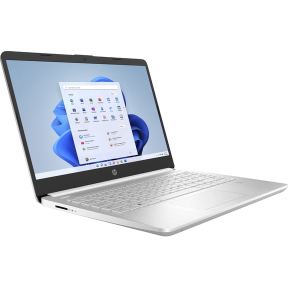 HP Laptop 14-DQ0075NR 14" Intel Pentium Silver N5030, Intel UHD Graphics 605, 4GB DDR4 RAM, 64GB eMMC Storage, Windows 11 Home in S Mode, Natural Silver