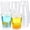 15-34 oz, variant on 15 Count 24 oz Clear Plastic Drink Buckets with Lids and Straws
