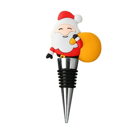 

Vikakiooze 2022 Wine Wine Stopper Christmas Series Wine Stopper Party Party Creative Wine Bottle Stopper Christmas Decorations