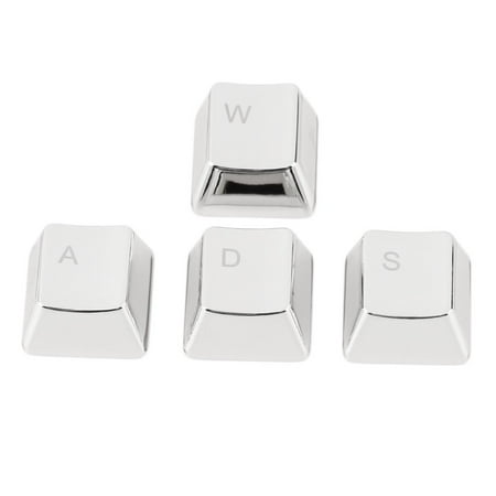 Zinc Alloy W A S D Mechanical Gaming Keycap 4 Key Caps Keyset For Professional Gamer Gaming Keyboards