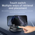 thumbnail image 6 of Elnone Car Phone Holder, Easy One Touch Dashboard Phone Mount with 360° Rotate Base, Horizontal & Vertical - Black, 6 of 8