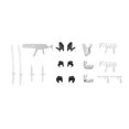 thumbnail image 4 of 3D Printed Finished Titan Robot Mobile Doll Set with 9 Angel Weapons and Fully Movable Joints for Collectors Desktop Figure White, 4 of 7
