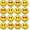 Smile Face, variant on MORCART 16pcs Emoji Fridge Magnets Cute Refrigerator Magnets for Locker, Whiteboard, Decorative Classroom, Kitchen, Office Gifts for Teachers Family and Friends