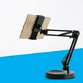 thumbnail image 1 of unbranded Soporte Negro De Para Teléfono Con Clip Y Rotación Para Uso En Escritorio, 1 of 8
