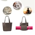 thumbnail image 4 of Yoga Mat Bag, Canvas Material Foldable Oversized&nbsp;Inner&nbsp;Pocket Yoga&nbsp;Mat&nbsp;Carrier, 4 of 5
