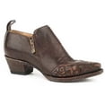 thumbnail image 2 of Women's Stetson Phoebe Leather Boots Handcrafted Brown, 2 of 2