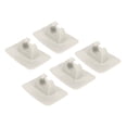 thumbnail image 1 of Inflatable Boat Paddle Holder Clip, Rowing Pole Paddle Clips 28mm Diameter 5pcs Antislip  For Pontoon Boats Black,Grey, 1 of 8