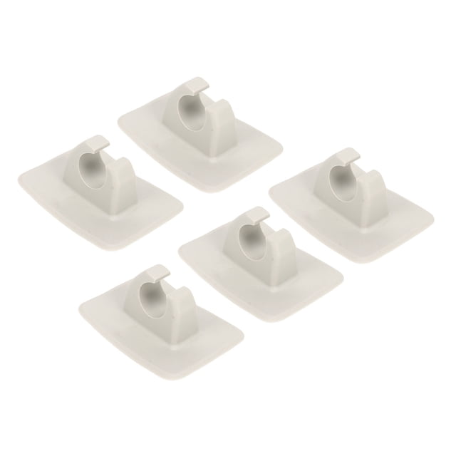 Inflatable Boat Paddle Holder Clip, Rowing Pole Paddle Clips 28mm Diameter 5pcs Antislip For Pontoon Boats Black,Grey