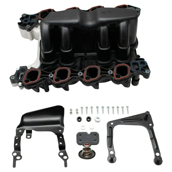 TRQ Intake Manifold w/ Thermostat & Gaskets Kit for Ford Lincoln Mercury 4.6L V8 IMA07938