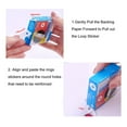 thumbnail image 2 of MesaSe Paper Hole Reinforcements  Hole Punch Reinforcers Stickers  DIY Production PVC Waterproof Simple Operation Reinforcement Labels For Office School Home Supplies, 2 of 6