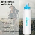 thumbnail image 5 of Termos para agua Bolsa de hidratación plegable para y bebida plegable de TPU para acampar y hacer senderismo, 5 of 5