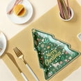 thumbnail image 5 of ACDANC Christmas Tree Shaped Disposable Paper Plates 10 Pack Holiday Dinnerware Party Table Decor Festive Table Setting 7.72X6.5 Inch Paper Plates Christmas Paper Plates, 5 of 7