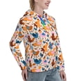thumbnail image 2 of KLL Cute Chickens for Womens Pullover Hoodie with Pocket Hooded Long Sleeve Shirts Sweatshirt for Women-Medium, 2 of 7