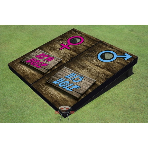 His And Her Themed Cornhole Boards