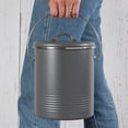 thumbnail image 5 of Now Designs Compost Bin Acero con recubrimiento en polvo de carbón con filtro de carbón 8.5 pulgadas de alto 1.25 galones, 5 of 5