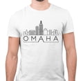 thumbnail image 2 of Skyline Omaha Nebraska Shirt Unisex Large White, 2 of 5