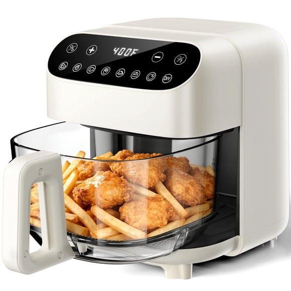 Freidora de Aire Kismile 5QT de Vidrio Digital Táctil 1500W