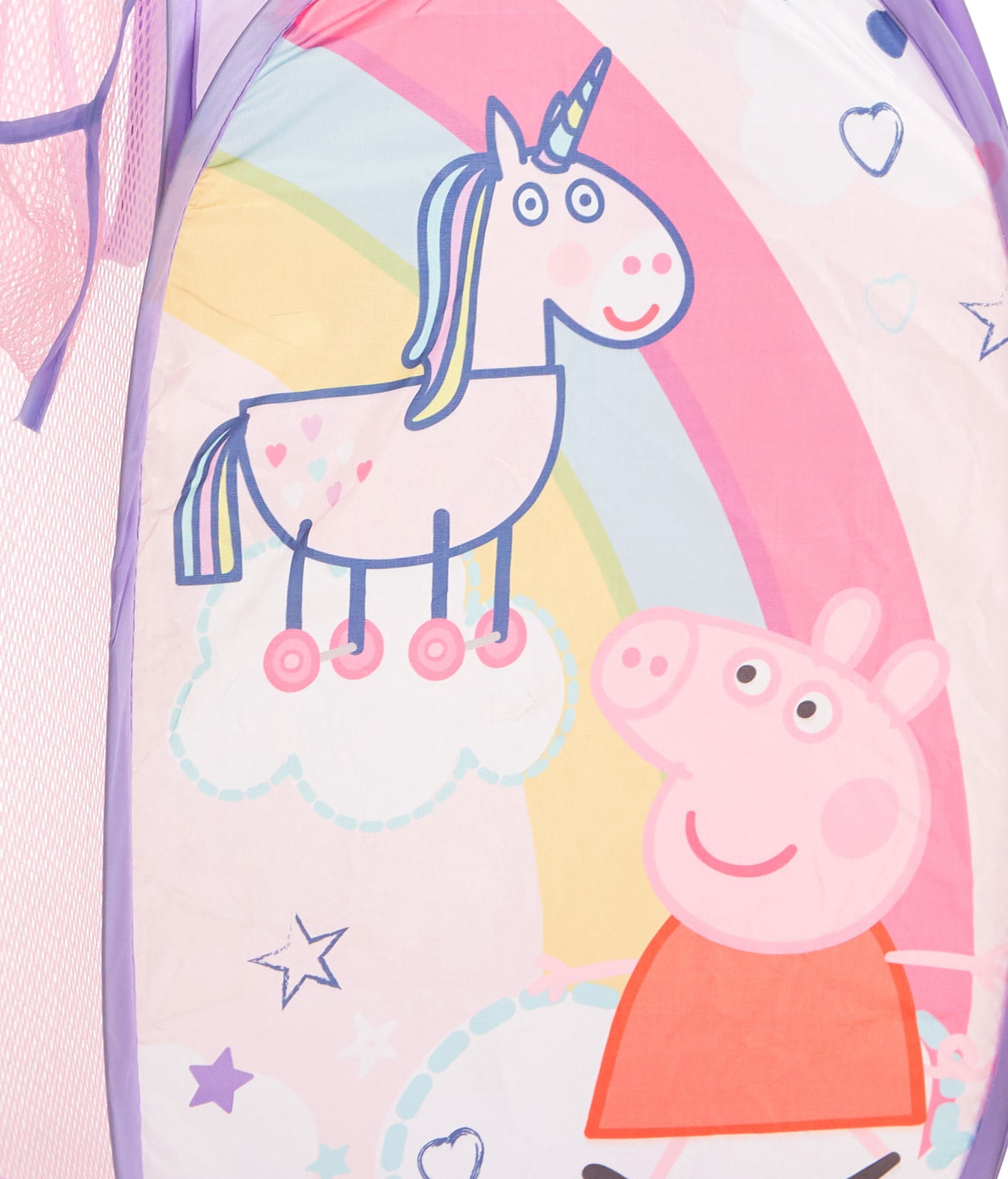 Nickelodeon Peppa Pig Pop Up Hamper for Children's Bedroom Décor, Pink, Polyester