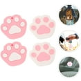 thumbnail image 2 of 4pcs Cat Claw Shaped Key Covers Silicone Key Caps Keychain Pendants Keys Caps Protector, 2 of 4