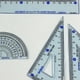thumbnail image 5 of Methold Reglas de 4 piezas, escala de medición, transportador Triangular, estudiantes, escuela, oficina, papelería de medición Suministros de escritura y corrección, 5 of 6