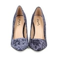 thumbnail image 4 of New Women Qupid Milia-01 Velvet Pointy Toe Stiletto Pump, 4 of 5