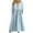 Light Blue, variant on Summer Gauze Cotton Linen Dresses for Women with Pocket Plus Size Short Sleeve Resort Wear Dress Casual Solid Color Beach Dresses Loose Fit Eyelet V Neck Midi Long Dress Purple XXXL