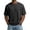 Black #15, variant on Shirts Mens Crew Neck Short Sleeve Shirts 2026 Summer Lapel Waffle Tops Big and Tall Oversized Textured Vintage T Shirts S