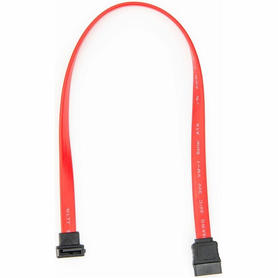 Rocstor Y10C862RD SATA to Right-Angle SATA Cable - 12" Red