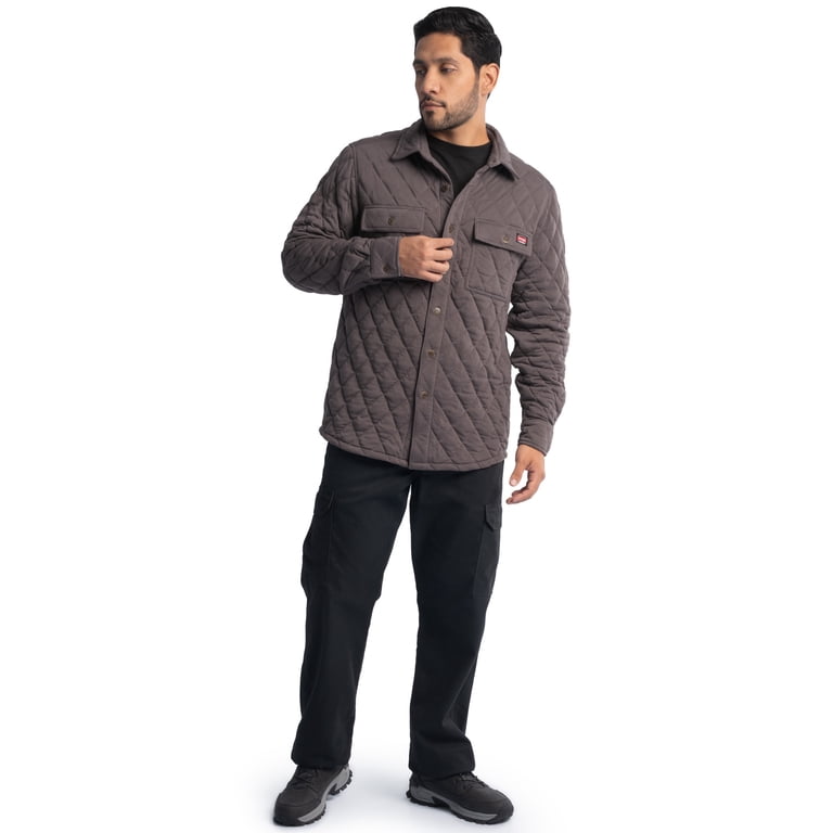 Wrangler Workwear Men's Quilted Shirt Jacket Diamond Series photo 2