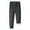 W01-Gray, variant on Men's Winter Fleece Pants Sherpa Lined Solid Color Drawstring Sweatpants Active Warm Elastic Waist Thick Jogger Trousers Black M