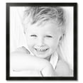 thumbnail image 2 of ArtToFrames 30" x 33" Honors Black with Silver Picture Frame, 30x33 inch Black Wood Poster Frame (WOM-5157),  Pack, 2 of 7