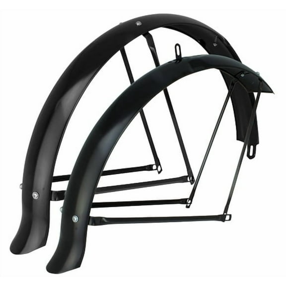 26" Fender Set Flared Standard Balloon 80mm Black