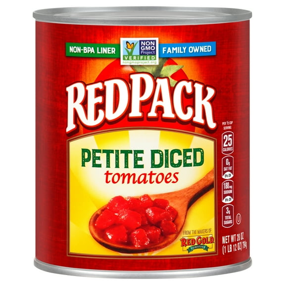 Redpack Petite Diced Tomatoes 28oz Can
