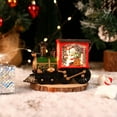 thumbnail image 4 of Yyuenw Christmas Train Snow Globe, Lighted-up Battery Operated Glittering Lantern for Christmas Table Centerpiece Decoration, Christmas Santa Claus Musical Lighted Home Decoration and Gift, 4 of 5