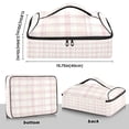 thumbnail image 3 of Iauyy Casserole Carrier for Hot Food Insulated Casserole Travel Carry Bag with Lid Food Warmer Bag for Party/Picnic,Solid-colored Checkered Pattern, 3 of 7