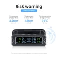 thumbnail image 3 of Trayknick 1 Set USB TMPS Easy Installation Real-time Monitoring Stable Digital Tire Pressure Monitoring System for Car, 3 of 13