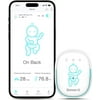 Sense-U Pro Baby Movement Monitor with Arousal Vibration, Audible & App Alerts: Tracks Abdominal Movement, Rollover/Sleeping Position, Feeling Temperature, Portable & Wearable Smart Sleep Monitor