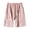 1-Pink, variant on Women’s Open Front Summer Shorts Front Bedridden Patient Bottoms Soft Comfortable Elastic Waisted Casual Short Pants Easy to Take off Solid Color Basic Shorts 1-Light Purple M